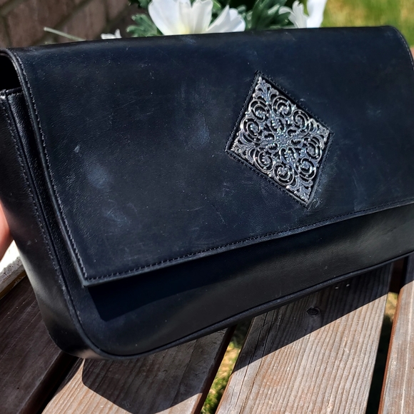 Vintage Stuart Weitzman black leather bag - Picture 2 of 10